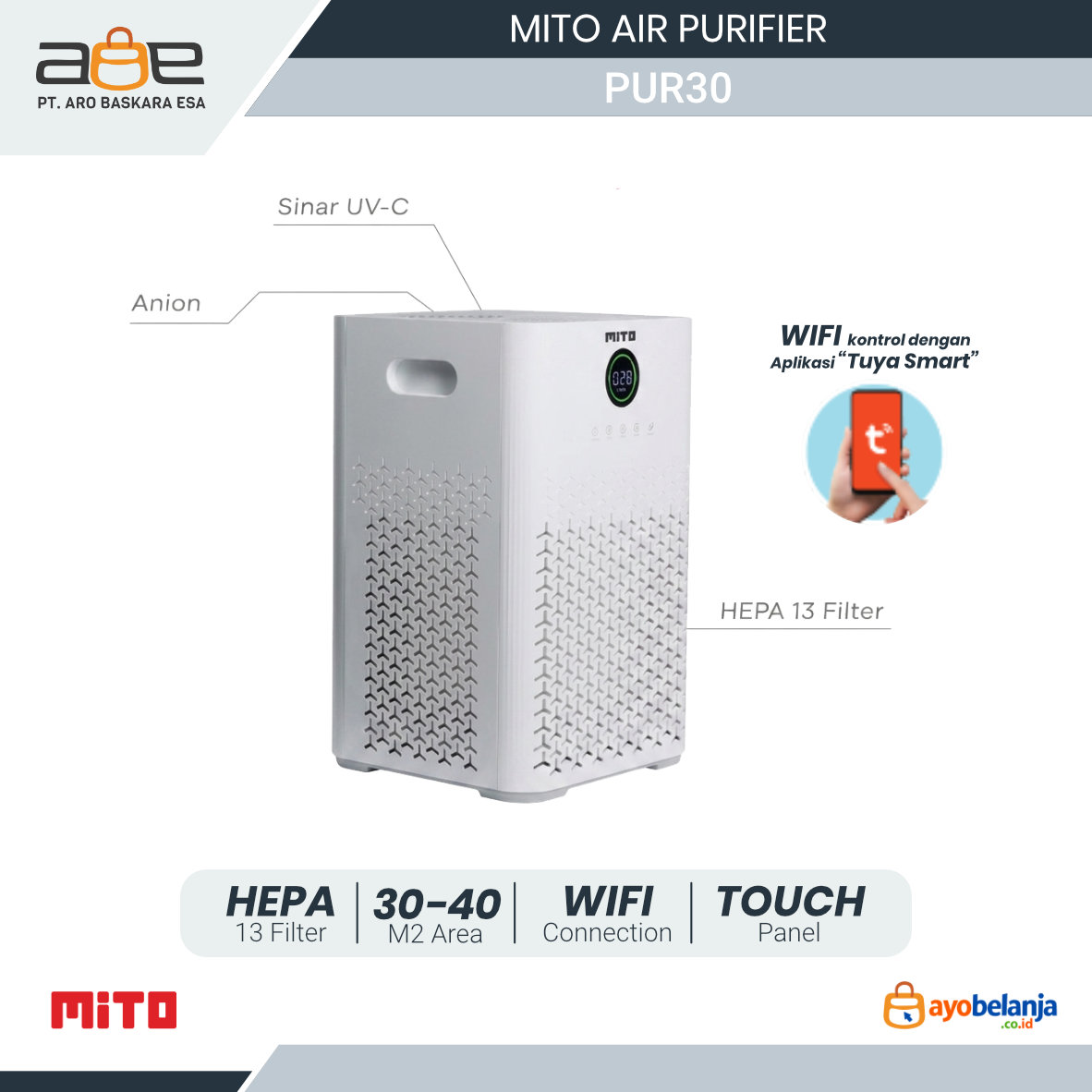 MITO - AIR PURIFIER - PUR30