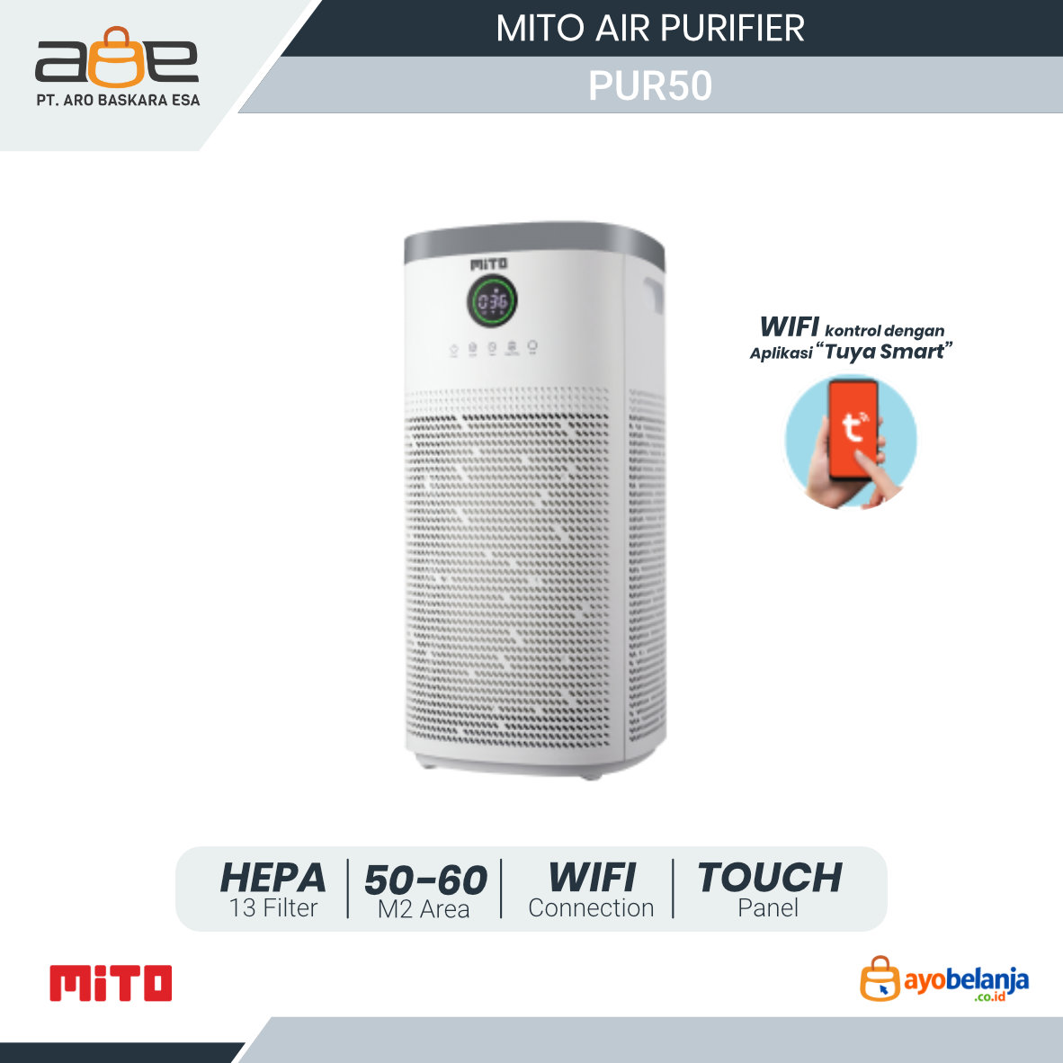 MITO - AIR PURIFIER - PUR50