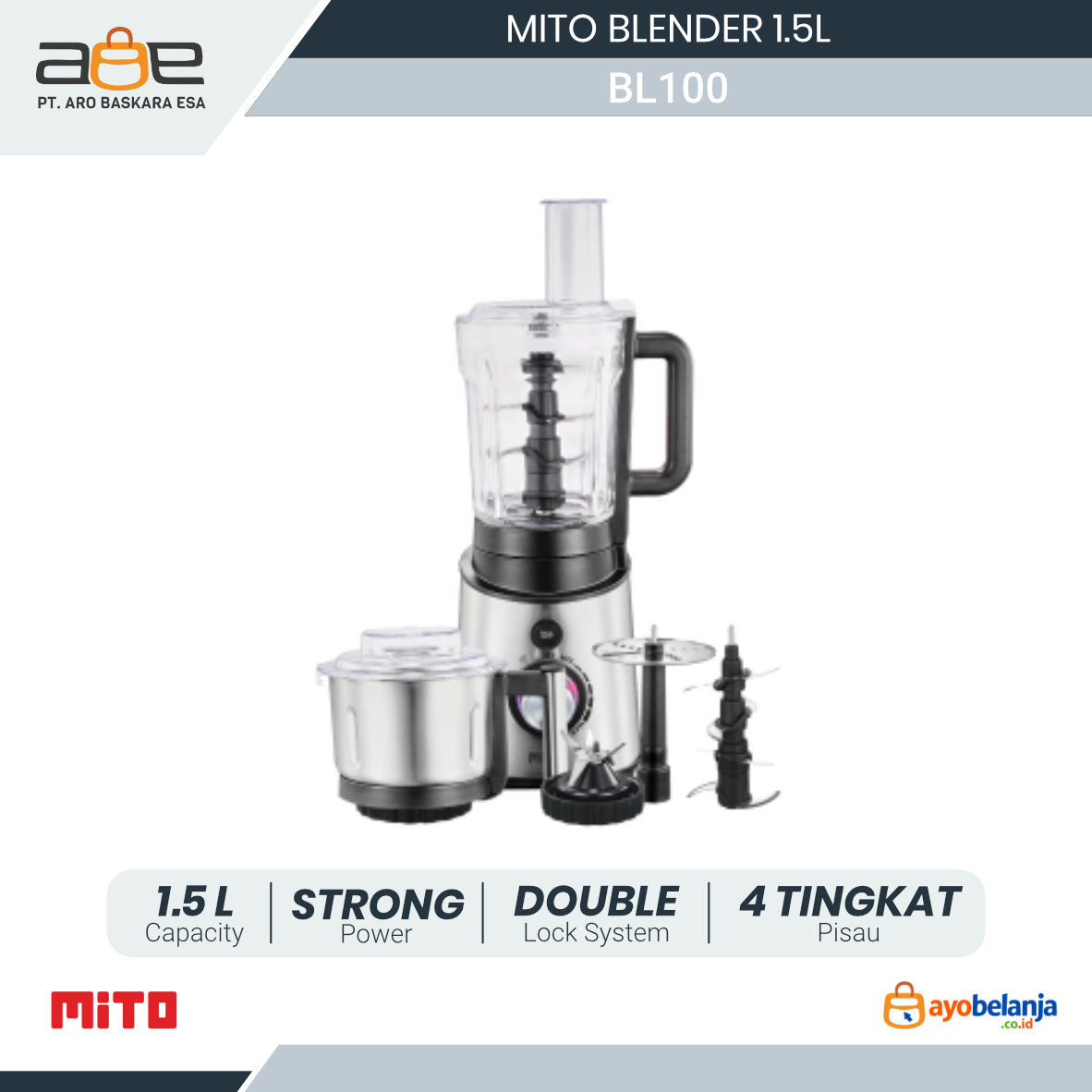 MITO - BLENDER - BL100 - 1.5L