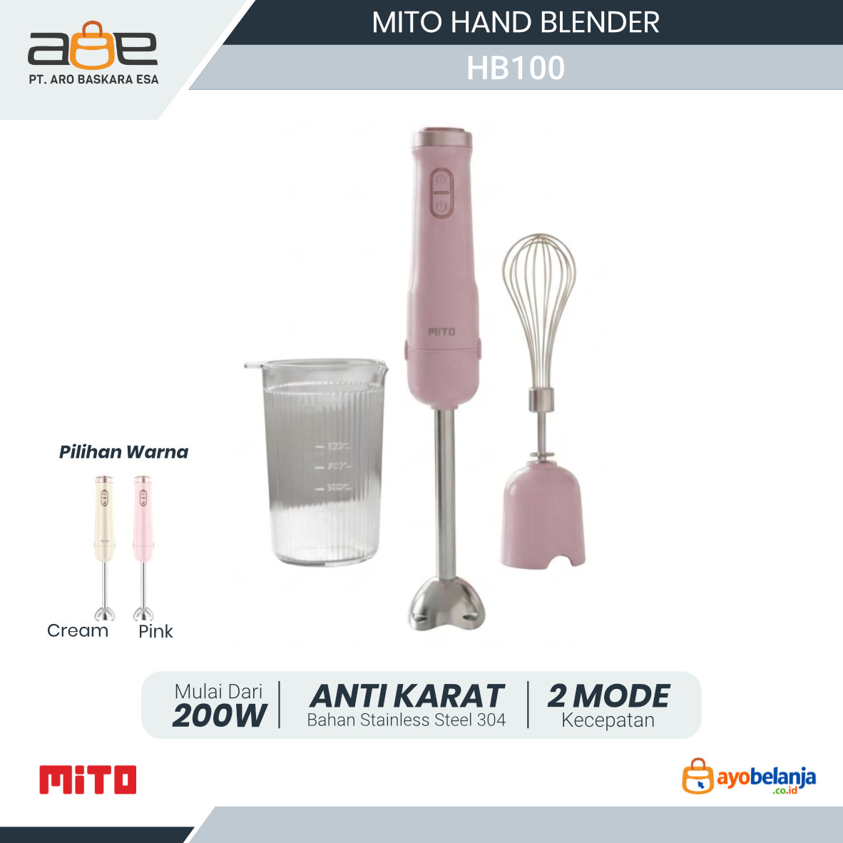 MITO - HAND BLENDER - HB100