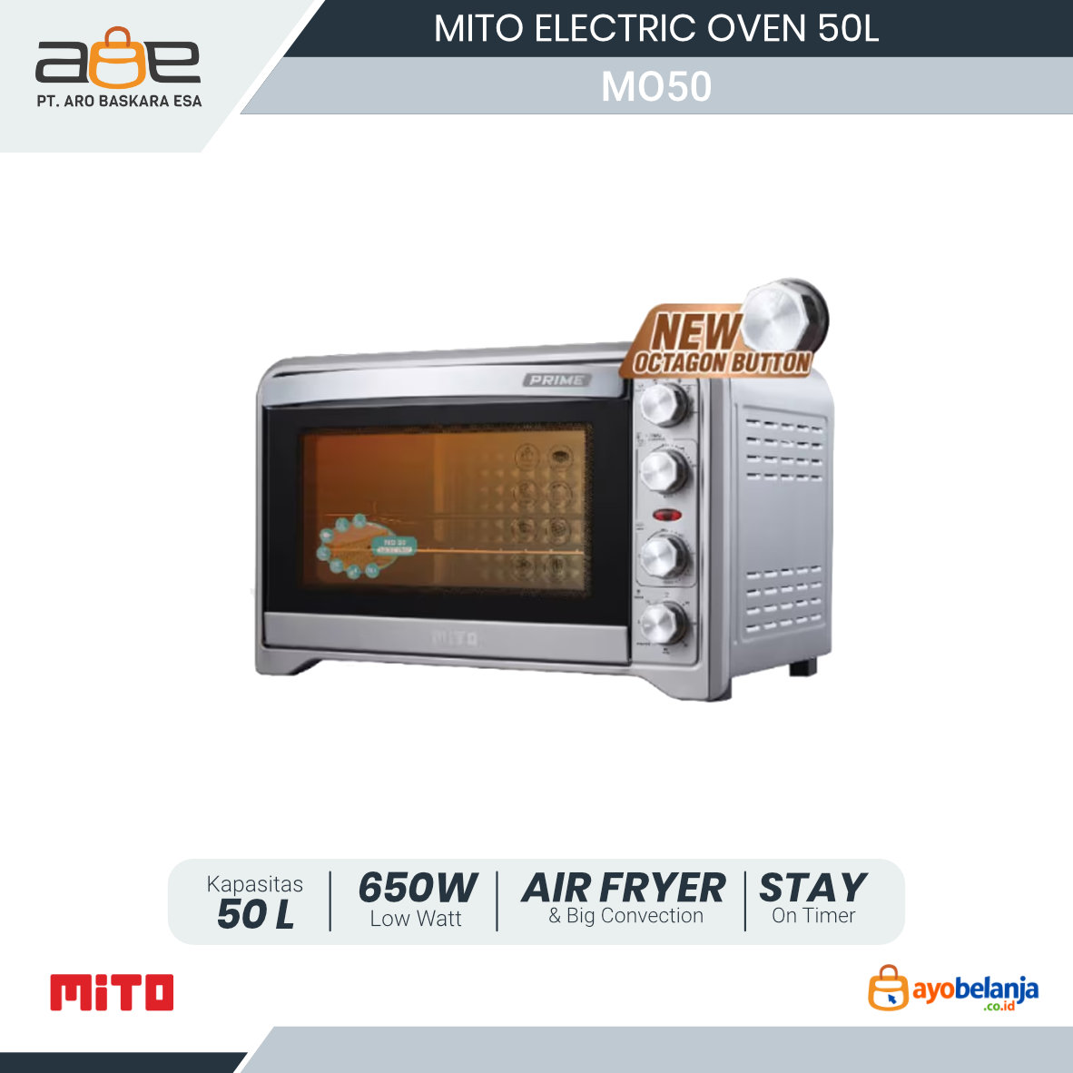 MITO - ELECTRIC OVEN - MO50 PRIME NEW - 50L