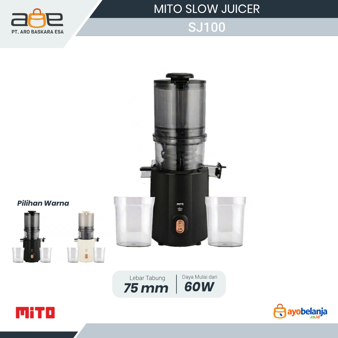 MITO - SLOW JUICER - SJ100