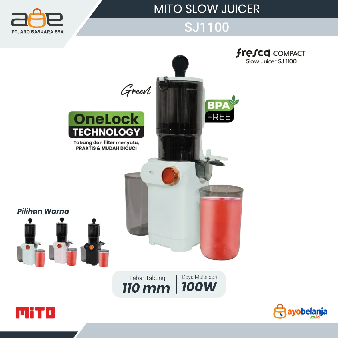 MITO - SLOW JUICER - SJ1100