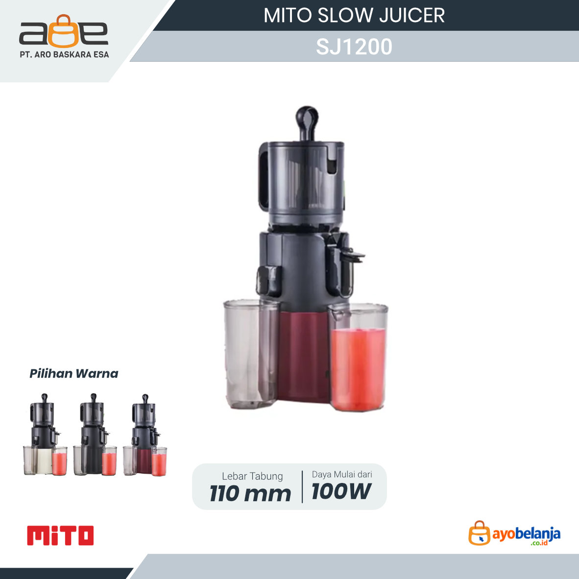 MITO - SLOW JUICER - SJ1200