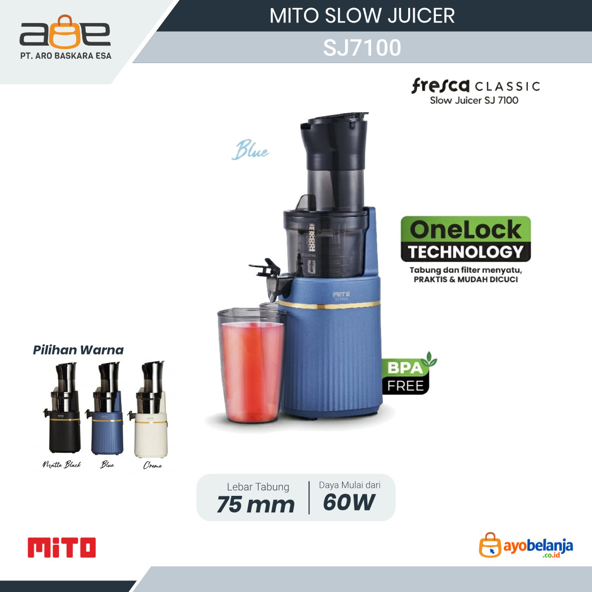 MITO - SLOW JUICER - SJ7100
