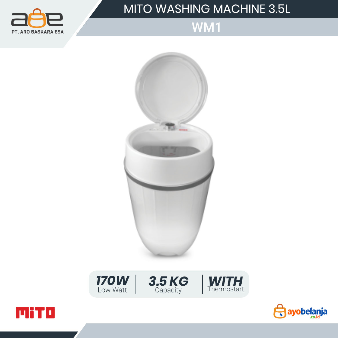 MITO - WASHING MACHINE - WM1 - 3.5L